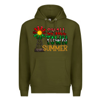 Army Green small town summer Premium Hoodie - CowhideDigitalArt