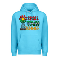 Ocean Blue small town summer Premium Hoodie - CowhideDigitalArt