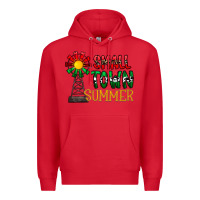 Red small town summer Premium Hoodie - CowhideDigitalArt