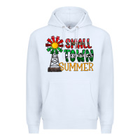 White small town summer Premium Hoodie - CowhideDigitalArt