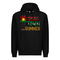 Black small town summer Premium Hoodie - CowhideDigitalArt