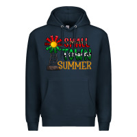 Navy small town summer Premium Hoodie - CowhideDigitalArt