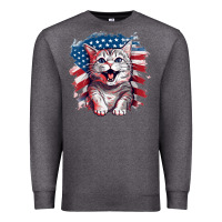 Charcoal Heather cat2 Premium Sweatshirt - Unal Design