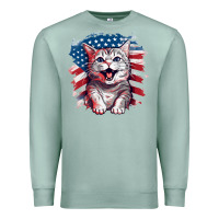 Seafoam cat2 Premium Sweatshirt - Unal Design