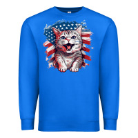 True Royal cat2 Premium Sweatshirt - Unal Design