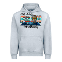 Heather Grey can move faith mountains Urban Hoodie - CowhideDigitalArt