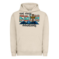 Pigment French Oak can move faith mountains Urban Hoodie - CowhideDigitalArt