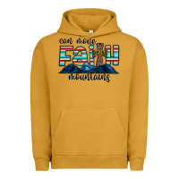 Pigment Peanut Butter can move faith mountains Urban Hoodie - CowhideDigitalArt