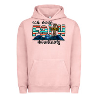 Pigment Salmon can move faith mountains Urban Hoodie - CowhideDigitalArt