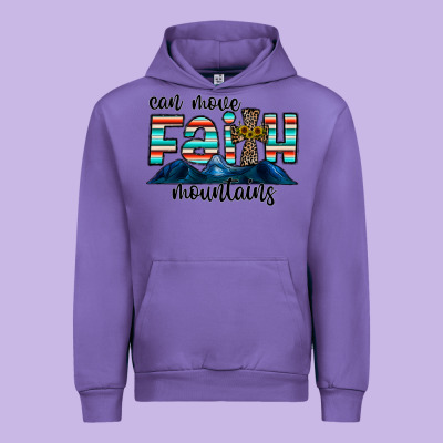 Can Move Faith Mountains Urban Hoodie Designed By Cowhidedigitalart