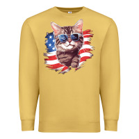 Antique Gold cat2 Premium Sweatshirt - Unal Design