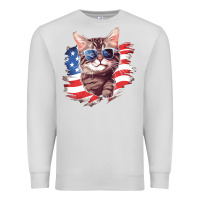 Dove Grey cat2 Premium Sweatshirt - Unal Design