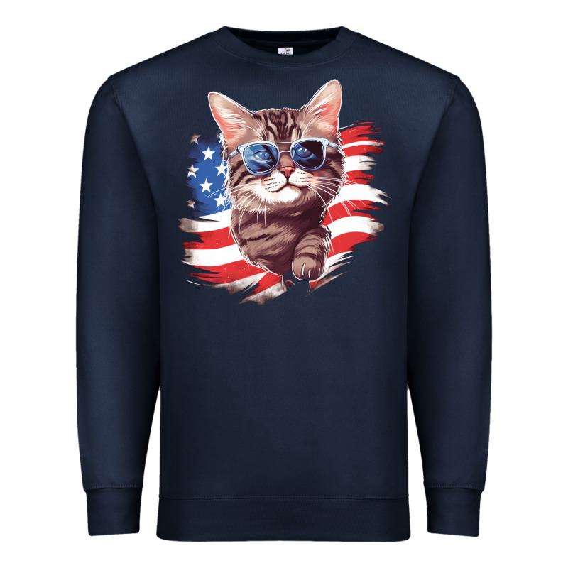 Cat2 Premium Sweatshirt by Unal Design | Teevron