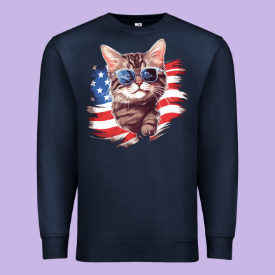Cat2 Premium Sweatshirt Designed By Unal Design