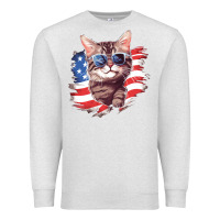 Oatmeal Heather cat2 Premium Sweatshirt - Unal Design