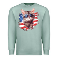 Seafoam cat2 Premium Sweatshirt - Unal Design