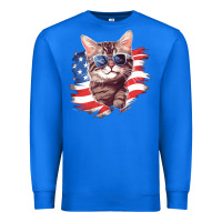 True Royal cat2 Premium Sweatshirt - Unal Design