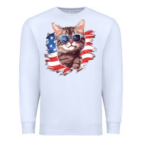 White cat2 Premium Sweatshirt - Unal Design