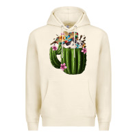Tofu day of the dead mexican cactus Premium Hoodie - FaDigitalArtStudio