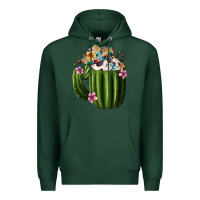 Sports Green day of the dead mexican cactus Premium Hoodie - FaDigitalArtStudio