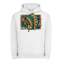 Pigment Lunar Rock indian headdress with background Urban Hoodie - HRA Design Shop