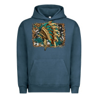 Indian Headdress With Background Urban Hoodie | Teevron