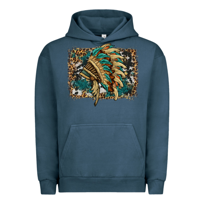 Indian Headdress With Background Urban Hoodie by HRA Design Shop | Teevron