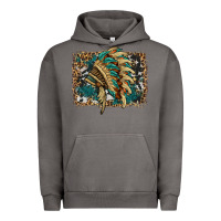 Pigment Tornado indian headdress with background Urban Hoodie - HRA Design Shop