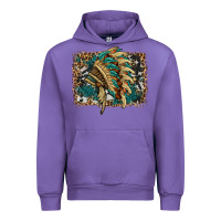 Tulip indian headdress with background Urban Hoodie - HRA Design Shop