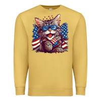 Antique Gold cat4 Premium Sweatshirt - Unal Design