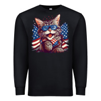 Black cat4 Premium Sweatshirt - Unal Design