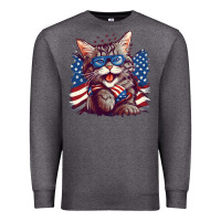Charcoal Heather cat4 Premium Sweatshirt - Unal Design