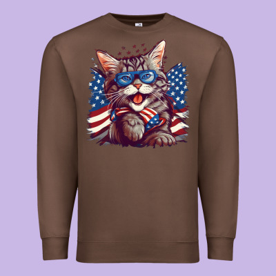 Cat4 Premium Sweatshirt Designed By Unal Design