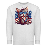 Oatmeal Heather cat4 Premium Sweatshirt - Unal Design
