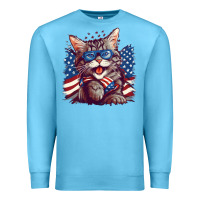 Ocean Blue cat4 Premium Sweatshirt - Unal Design