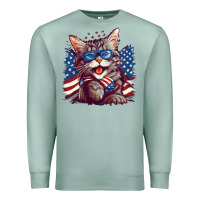 Seafoam cat4 Premium Sweatshirt - Unal Design