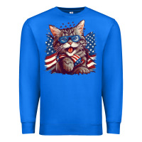 True Royal cat4 Premium Sweatshirt - Unal Design
