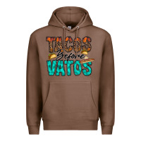 Chestnut tacos before vatos Premium Hoodie - RacoonDesign