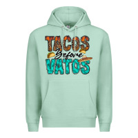 Seafoam tacos before vatos Premium Hoodie - RacoonDesign