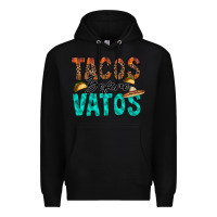 Black tacos before vatos Premium Hoodie - RacoonDesign
