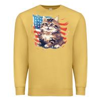 Antique Gold cat3 Premium Sweatshirt - Unal Design