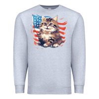 Heather Grey cat3 Premium Sweatshirt - Unal Design