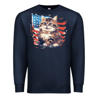 Navy cat3 Premium Sweatshirt - Unal Design