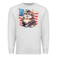 Oatmeal Heather cat3 Premium Sweatshirt - Unal Design