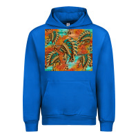 Cobalt indian headdress pattern tumbler Urban Hoodie - HRA Design Shop
