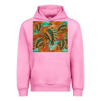 Fuchsia Pink indian headdress pattern tumbler Urban Hoodie - HRA Design Shop