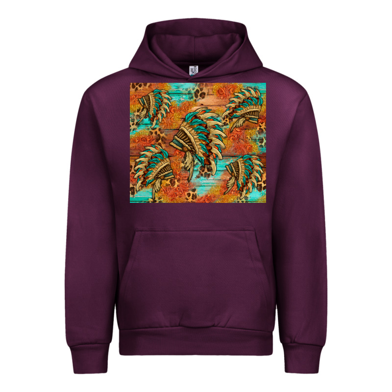 Indian Headdress Pattern Tumbler Urban Hoodie by HRA Design Shop | Teevron