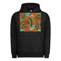 Pigment Black indian headdress pattern tumbler Urban Hoodie - HRA Design Shop