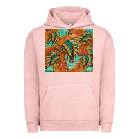 Pigment Salmon indian headdress pattern tumbler Urban Hoodie - HRA Design Shop