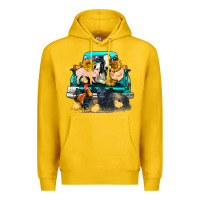 Lemon farm truck farm animals Premium Hoodie - FaDigitalArtStudio